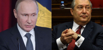 Russian, Armenian presidents discuss political crisis in Armenia