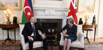 President Aliyev meets with PM Theresa May - PHOTOS