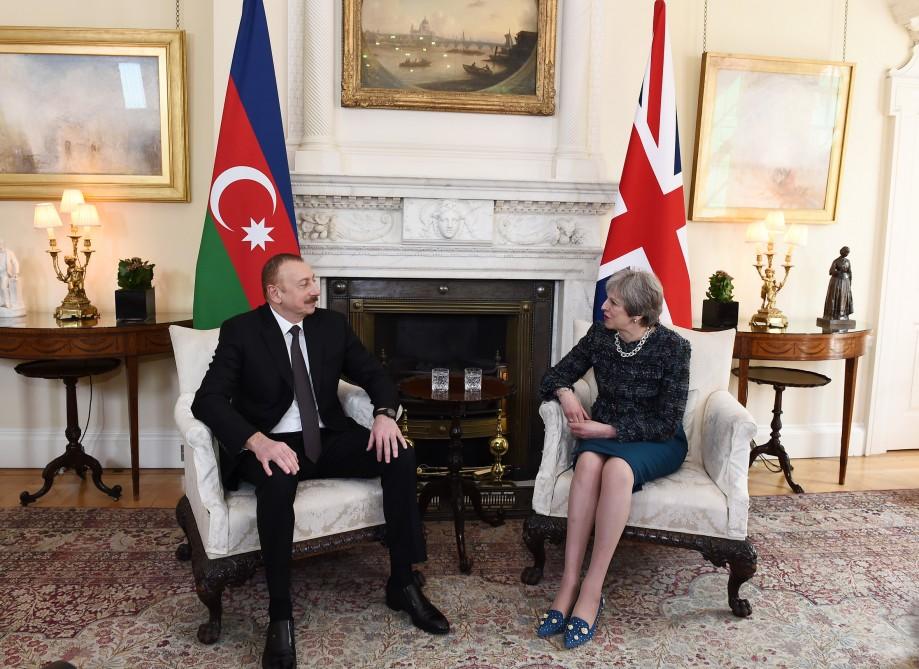 President Aliyev meets with PM Theresa May - PHOTOS
