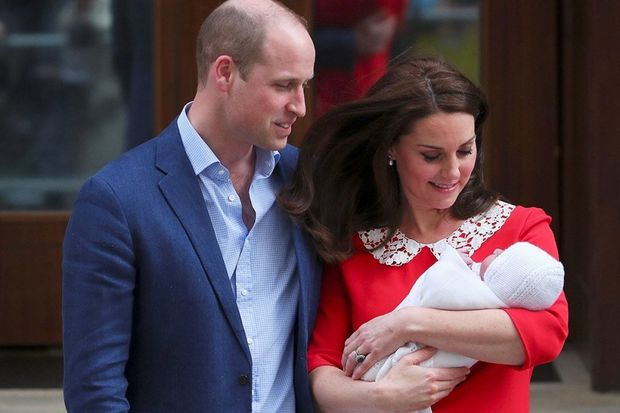 Prince William and Kate Middleton reveal their royal baby boy's name