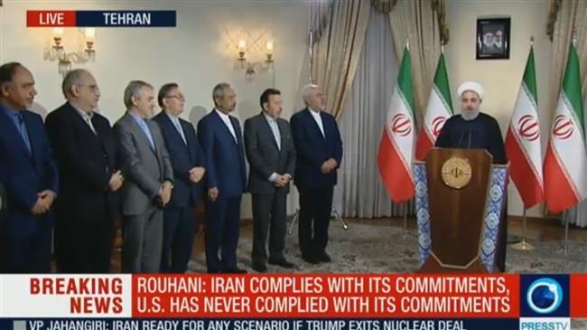 Hassan Rouhani: The US has never complied with its commitments