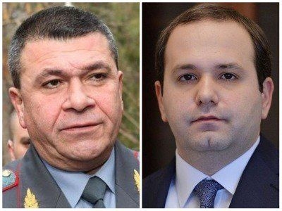 Armenia police chief, director of National Security Service dismissed