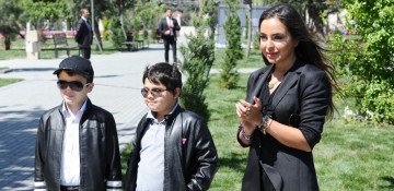 Leyla Aliyeva attends inauguration of another yard redeveloped under “Bizim həyət” project