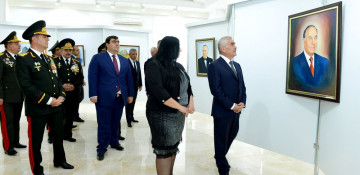 Painting exhibition dedicated to national leader Heydar Aliyev launched in Nakhchivan