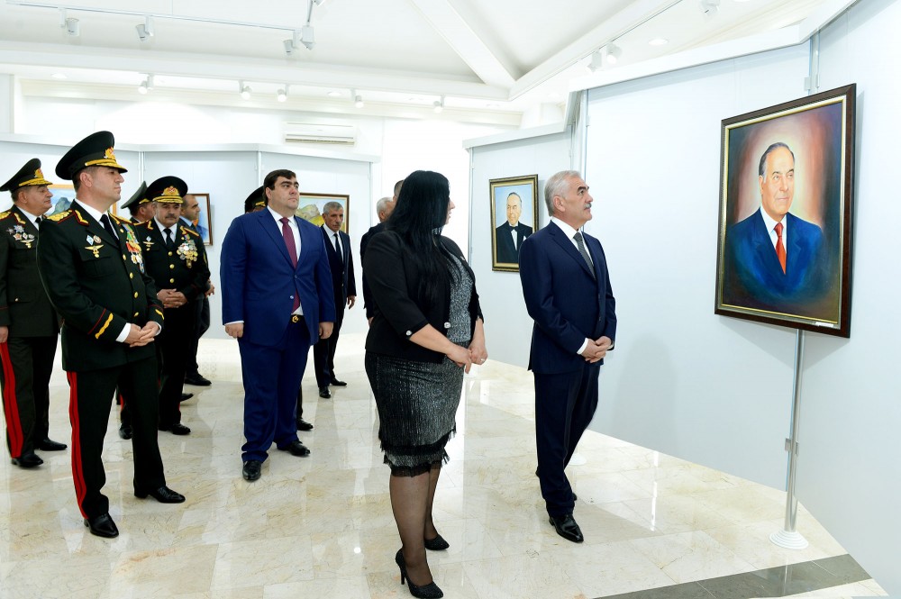 Painting exhibition dedicated to national leader Heydar Aliyev launched in Nakhchivan