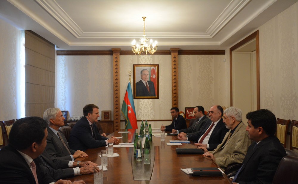 Azerbaijani FM meets with Jamestown Foundation president