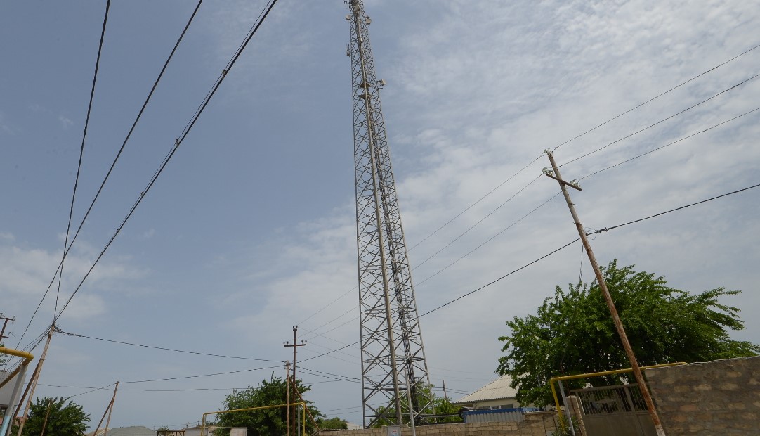 Limited infrastructure areas in Baku are equipped with telecommunication services