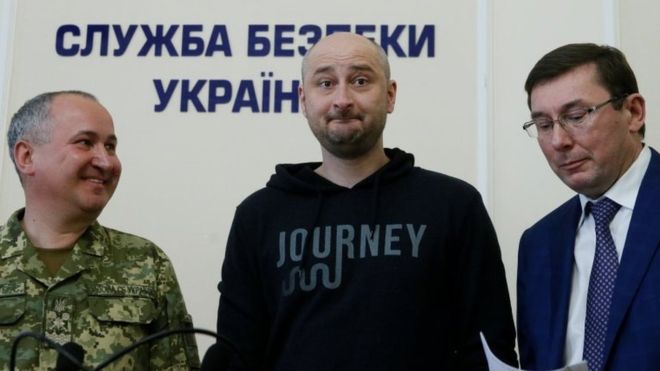 Arkady Babchenko: 'Murdered' Russian journalist is alive