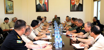 Meeting of Organizing Committee of Sea Cup-2018 contest held in Azerbaijan Naval Forces