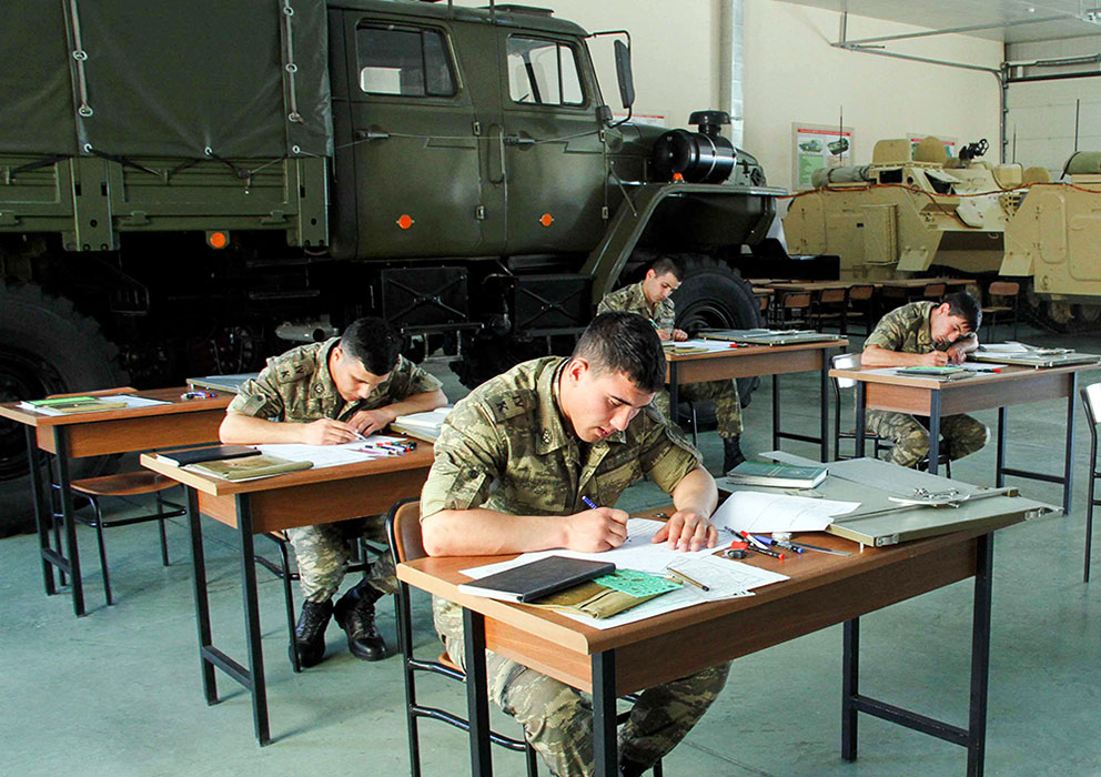 State examinations are conducted at the Azerbaijan Military Academy
