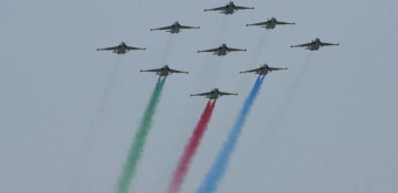 Azerbaijan’s military aircraft, helicopters continue preparations for parade