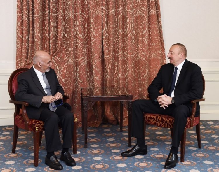 Azerbaijani, Afghan presidents meet in Brussels