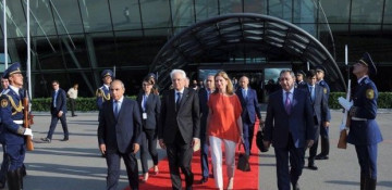 Italian President completes his official visit to Azerbaijan