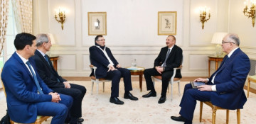 President Ilham Aliyev met with Total Chairman and CEO 