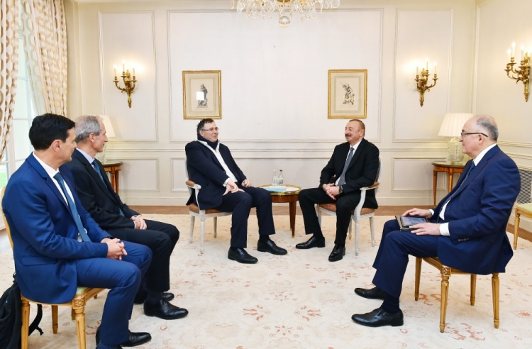 President Ilham Aliyev met with Total Chairman and CEO 