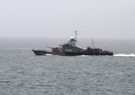 Teams of the Sea Cup-2018 international contest’s participating countries conducted training artillery firing