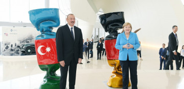 President of Azerbaijan and German Federal Chancellor met with businessmen