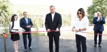 President Ilham Aliyev opened newly-built school in Lahij, Ismayilli district