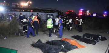 Six killed, 39 injured in bus accident in Turkey 