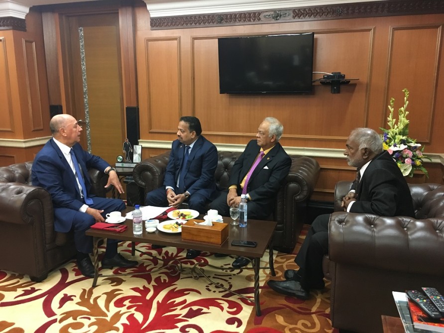 Azerbaijan`s Ambassador meets President of Malaysian Senate