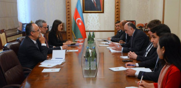 Elmar Mammadyarov receives Chairman of the NATO Parliamentary Assembly Paolo Alli