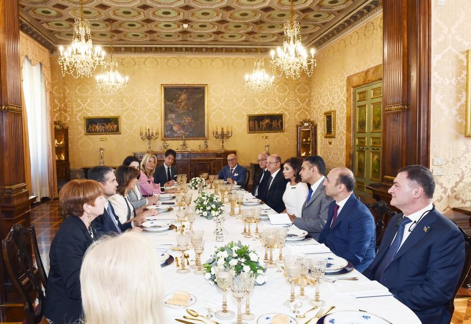 President of Italian Senate hosts official dinner in honor of Azerbaijani First VP