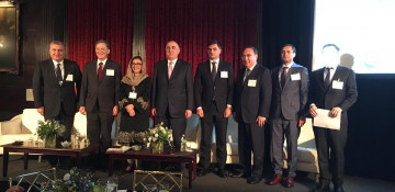 Foreign Minister Elmar Mammadyarov participates at the Caspian Business Forum in New York