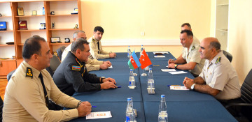 Delegation of Turkish Armed Forces visiting Azerbaijan 