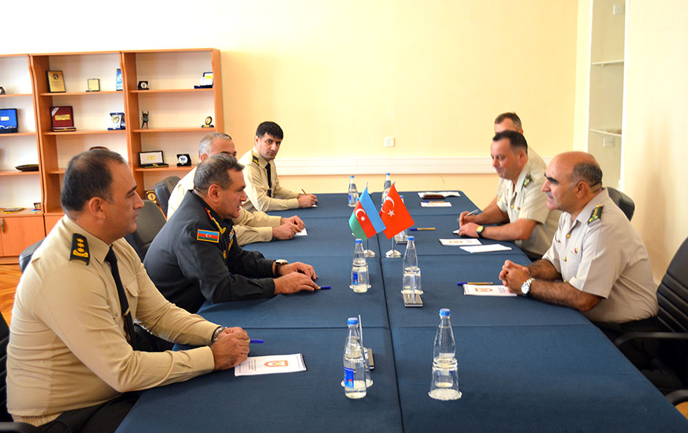 Delegation of Turkish Armed Forces visiting Azerbaijan 