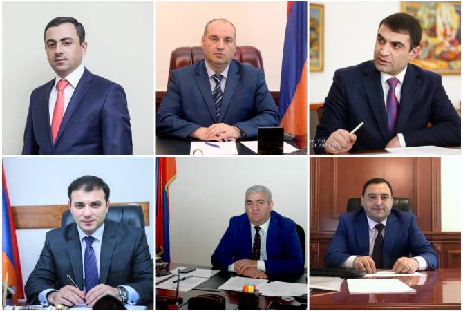 Armenia sacks six governors 