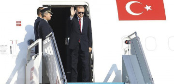 Turkish president embarks on visit to Hungary