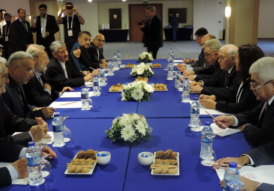 Azerbaijani, Iranian parliament speakers meet in Antalya