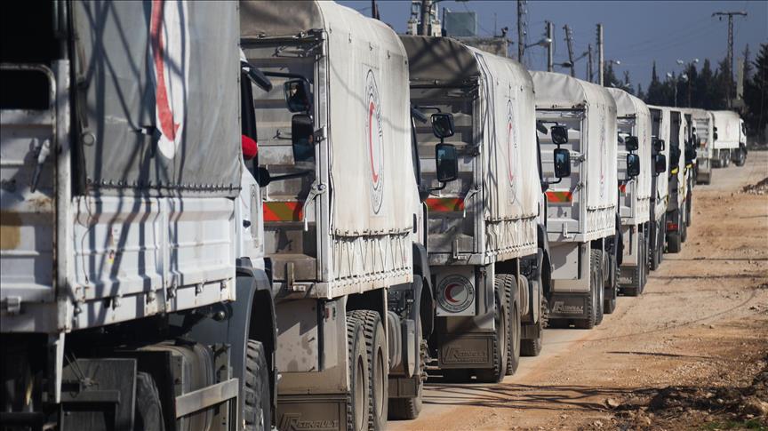 UN sends 30 trucks of humanitarian aid to Syria's Idlib