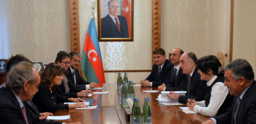 Foreign Minister Elmar Mammadyarov meets President of the Italian Senate