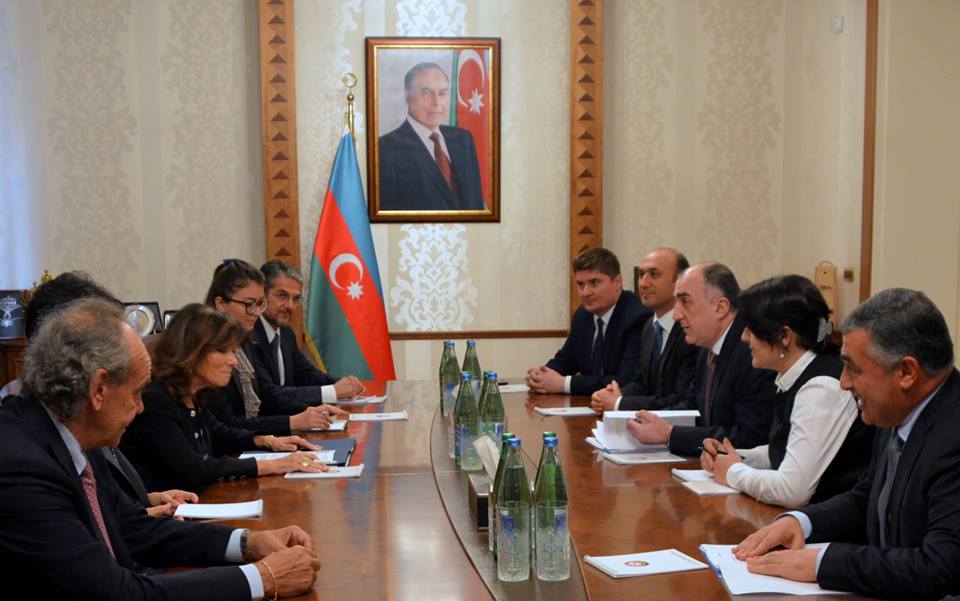 Foreign Minister Elmar Mammadyarov meets President of the Italian Senate