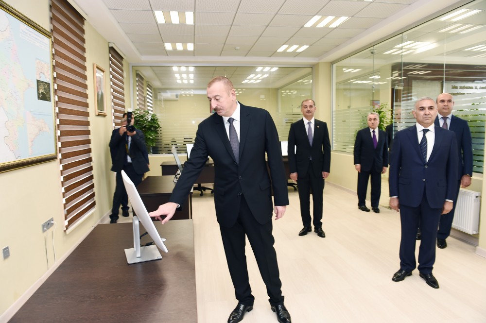 President Ilham Aliyev launches Imishi Automated Control and Monitoring Center of Azerishig 