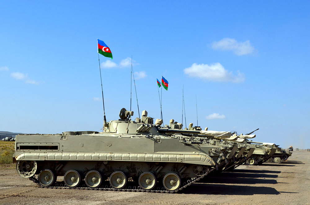 IFV crews conduct combat firing: Azerbaijani MoD 