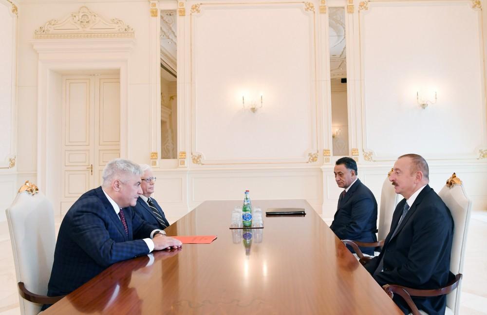 President Aliyev receives Russian Interior Minister 
