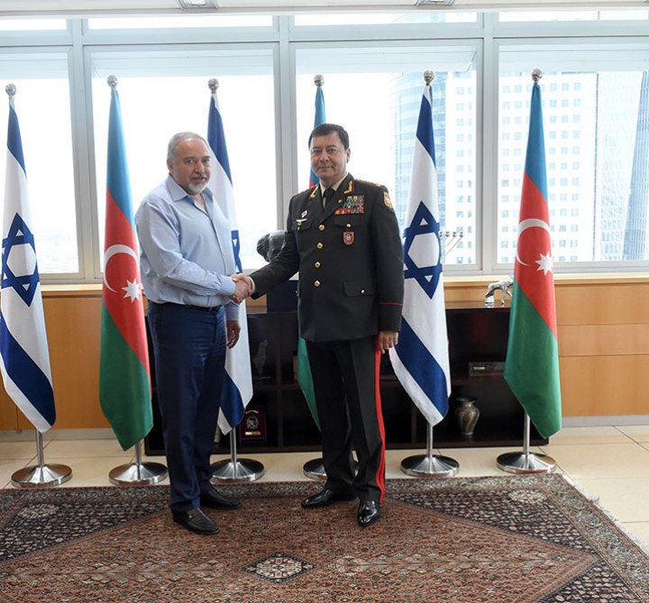 Chief of General Staff of Azerbaijani Armed Forces meets Israeli Defense Minister