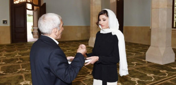 First VP Mehriban Aliyeva attends opening of renovated Imam Huseyn Mosque 