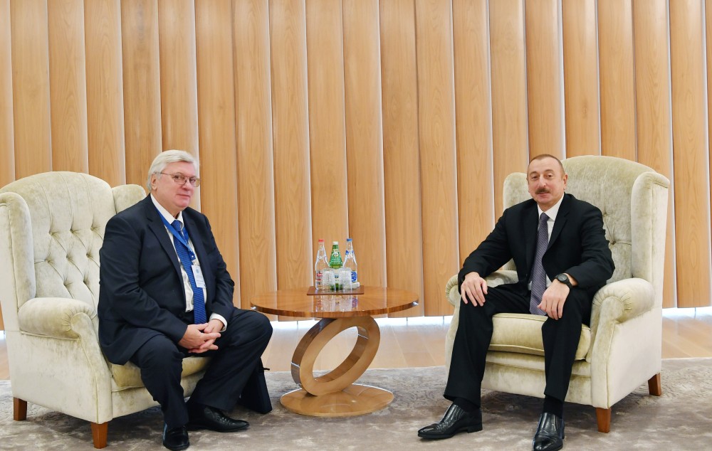 Azerbaijani president meets with rector of Moscow State Institute of Int’l Relations