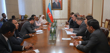 Elmar Mammadyarov receives delegation of the Republic of Sudan