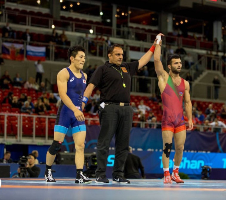 Azerbaijani Greco-Roman wrestler crowned world champion
