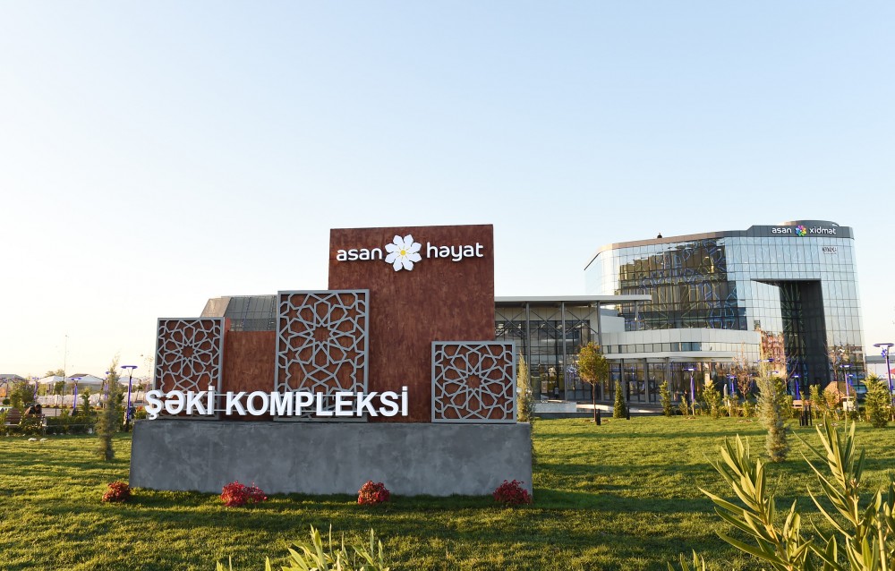 President Ilham Aliyev inaugurates Shaki “ASAN Hayat” complex