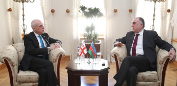 Elmar Mammadyarov meets Foreign Minister of Georgia David Zalkaliani