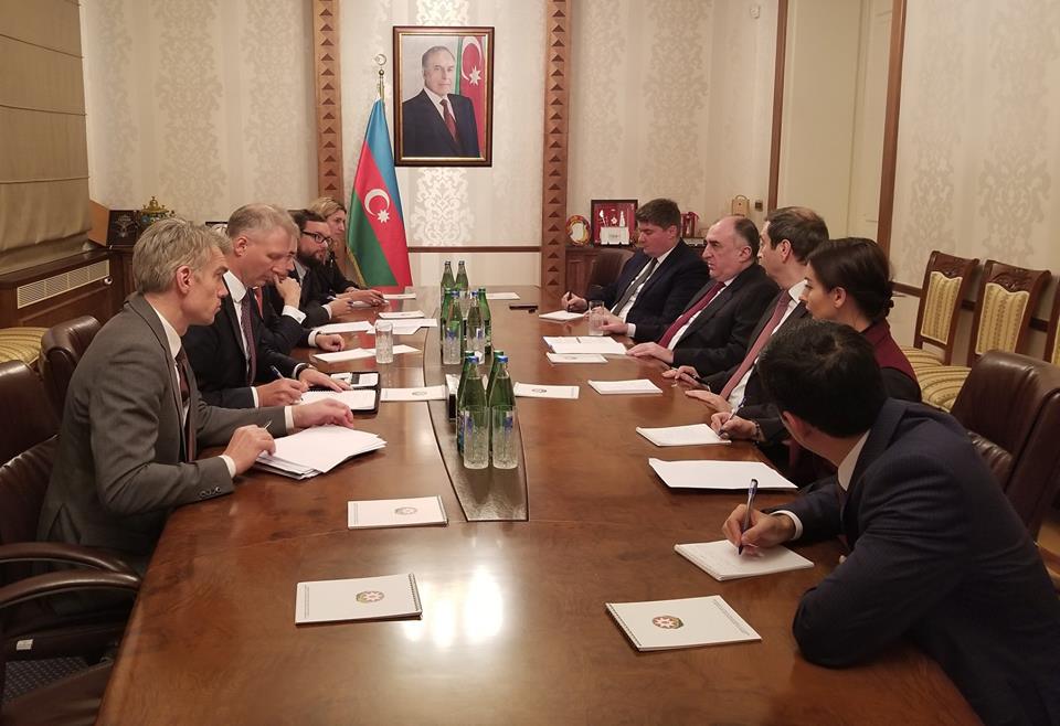 Elmar Mammadyarov recieved the EU Special Representative for the South Caucasus and the crisis in Georgia Toivo Klaar