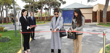 Azerbaijan's First VP Mehriban Aliyeva, VP of Heydar Aliyev Foundation Leyla Aliyeva attend opening of renovated recreation & wellness center