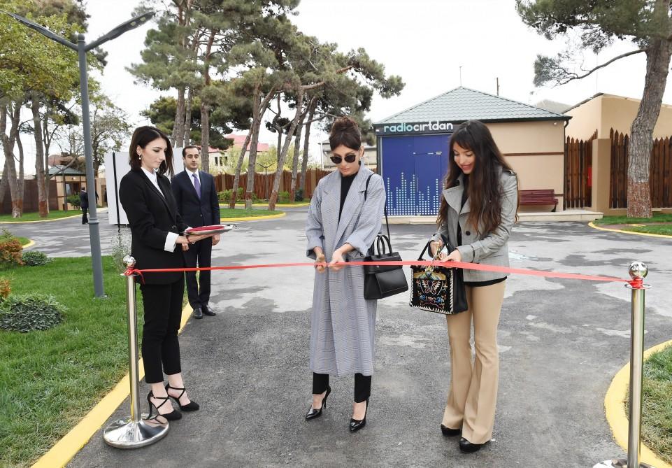 Azerbaijan's First VP Mehriban Aliyeva, VP of Heydar Aliyev Foundation Leyla Aliyeva attend opening of renovated recreation & wellness center