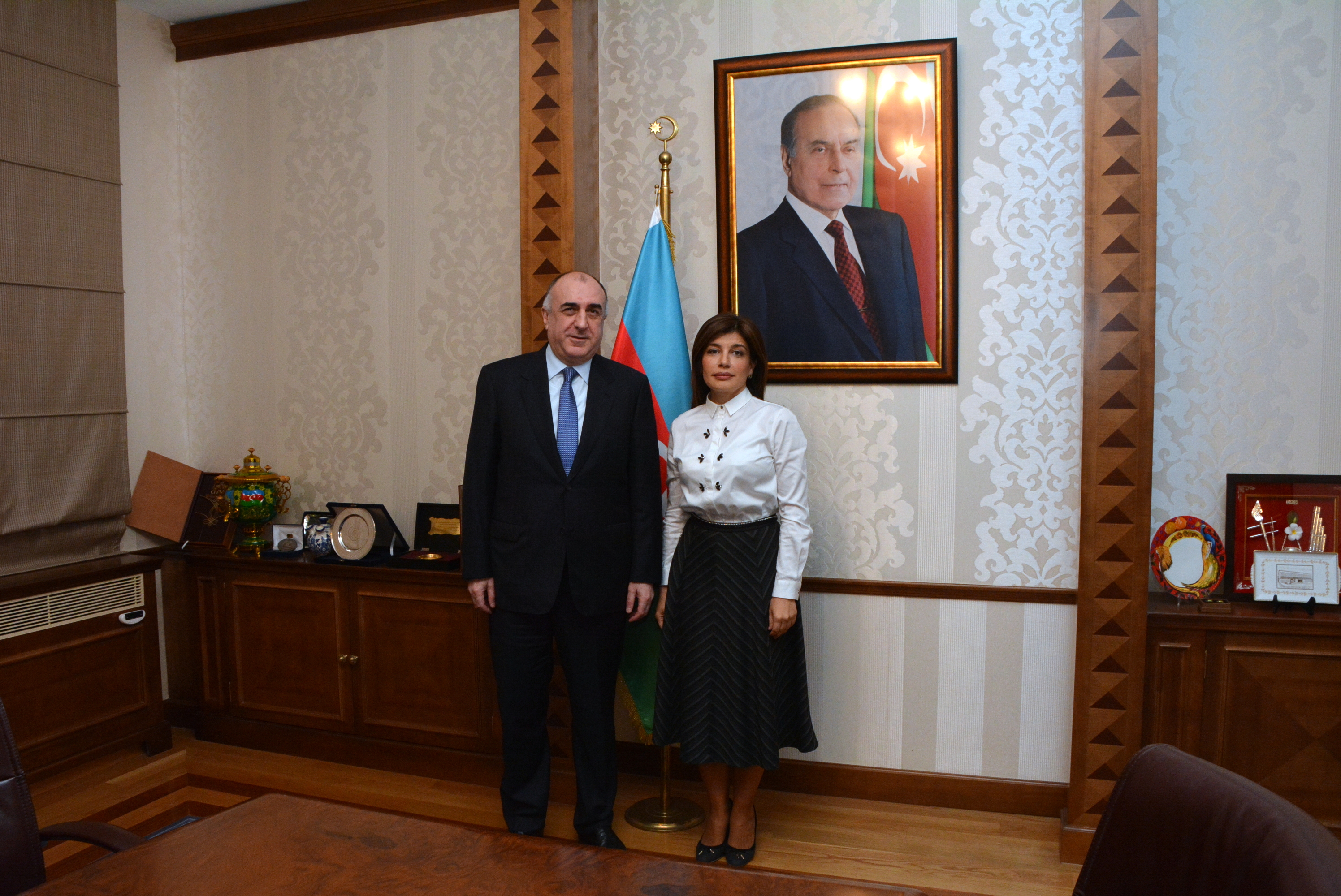 Azerbaijani FM meets with president of Turkic Culture and Heritage Foundation 