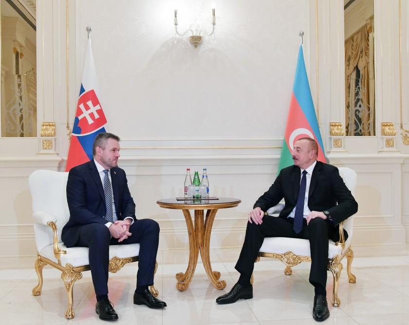 President Aliyev: Azerbaijan-Slovakia ties important in terms of developing country`s cooperation with EU 